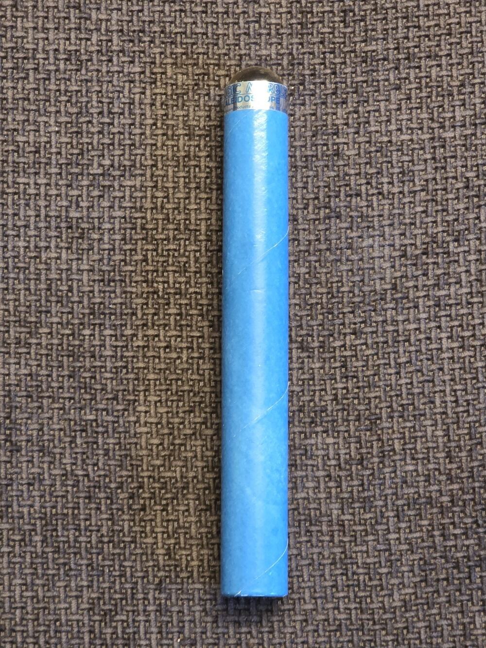 Vintage Magic Marble Kaleidoscope GEMINI PRECISION PRODUCTS Blue 8 1/2"